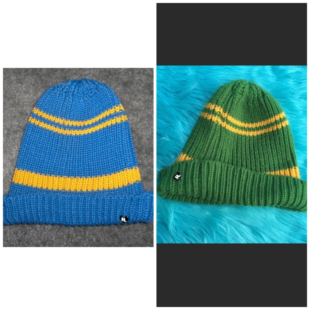 LOOKING FOR WANT TO BUY IN SEARCH OF BEANIES HARAJUKU LOVERS BLUE GREEN YELLOW